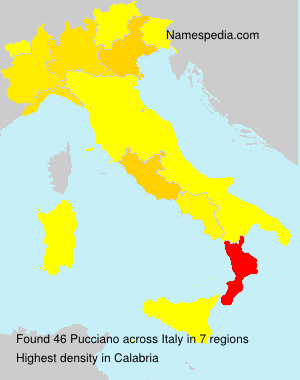 Surname Pucciano in Italy Surname Pucciano in Italy