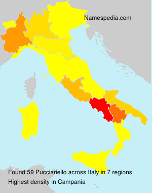 Surname Pucciariello in Italy