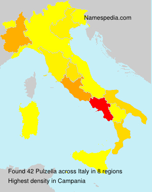 Surname Pulzella in Italy Surname Pulzella in Italy