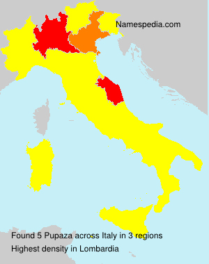 Surname Pupaza in Italy Surname Pupaza in Italy