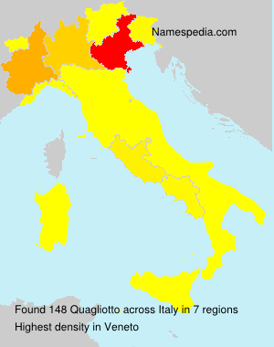 Surname Quagliotto in Italy Surname Quagliotto in Italy