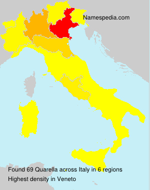 Surname Quarella in Italy Surname Quarella in Italy