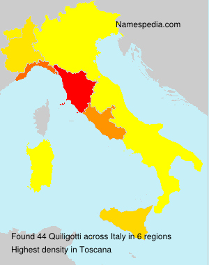 Surname Quiligotti in Italy Surname Quiligotti in Italy