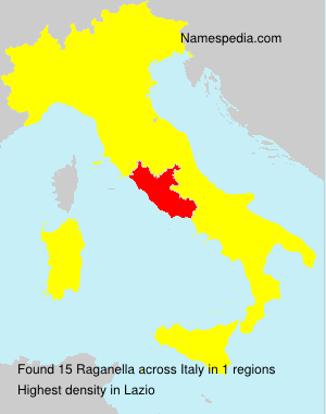 Surname Raganella in Italy Surname Raganella in Italy
