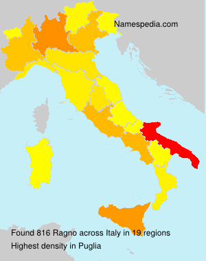 Surname Ragno in Italy Surname Ragno in Italy