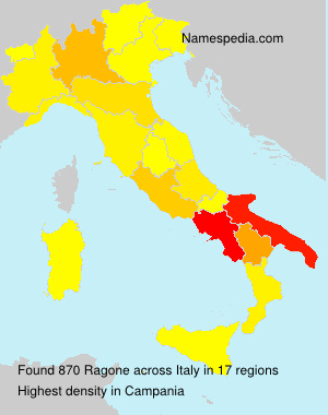 Surname Ragone in Italy Surname Ragone in Italy