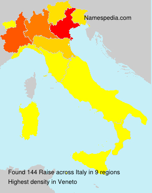Surname Raise in Italy Surname Raise in Italy