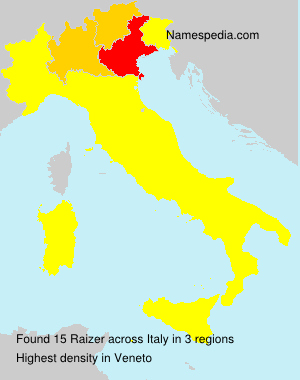 Surname Raizer in Italy Surname Raizer in Italy