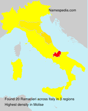Surname Ramacieri in Italy Surname Ramacieri in Italy
