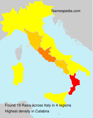 Surname Rasis in Italy Surname Rasis in Italy
