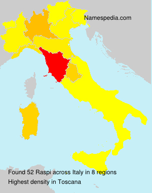 Surname Raspi in Italy Surname Raspi in Italy