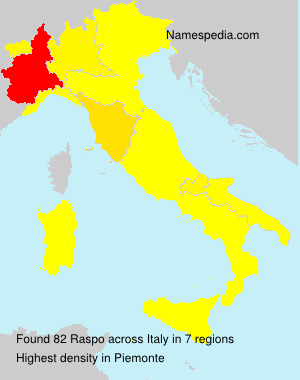 Surname Raspo in Italy Surname Raspo in Italy