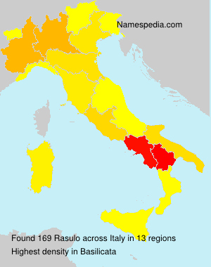Surname Rasulo in Italy Surname Rasulo in Italy