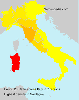 Surname Rattu in Italy Surname Rattu in Italy