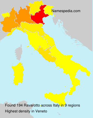 Surname Ravarotto in Italy Surname Ravarotto in Italy