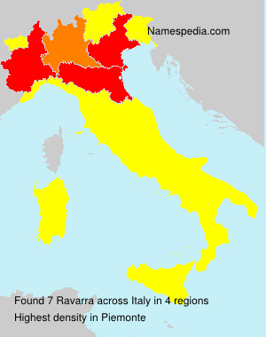 Surname Ravarra in Italy Surname Ravarra in Italy
