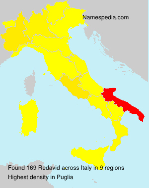 Surname Redavid in Italy Surname Redavid in Italy