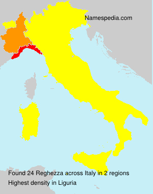 Surname Reghezza in Italy Surname Reghezza in Italy