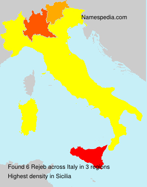 Surname Rejeb in Italy Surname Rejeb in Italy
