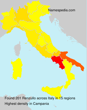 Surname Renzullo in Italy Surname Renzullo in Italy