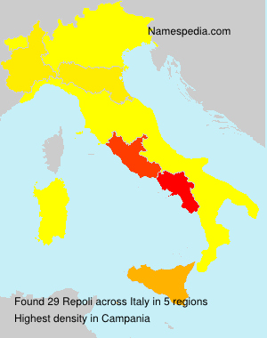 Surname Repoli in Italy Surname Repoli in Italy