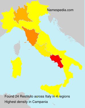 Surname Restituto in Italy Surname Restituto in Italy