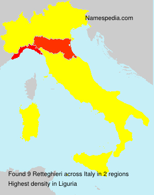 Surname Retteghieri in Italy Surname Retteghieri in Italy