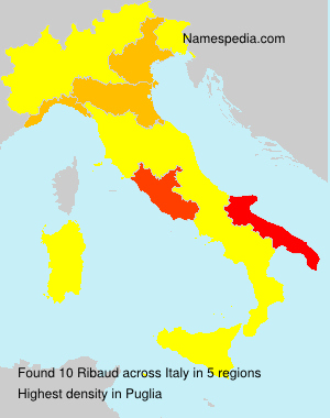 Surname Ribaud in Italy Surname Ribaud in Italy