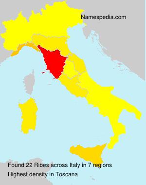 Surname Ribes in Italy Surname Ribes in Italy