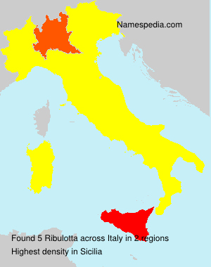 Surname Ribulotta in Italy Surname Ribulotta in Italy