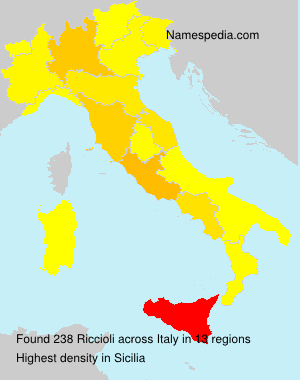 Surname Riccioli in Italy Surname Riccioli in Italy