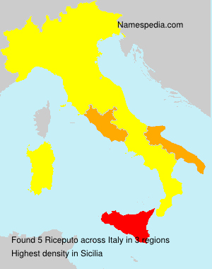 Surname Riceputo in Italy Surname Riceputo in Italy