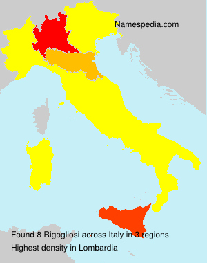 Surname Rigogliosi in Italy Surname Rigogliosi in Italy