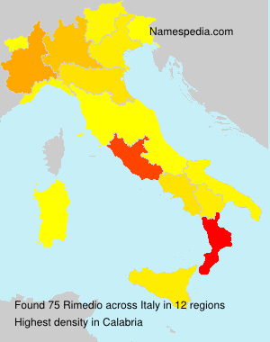 Surname Rimedio in Italy Surname Rimedio in Italy