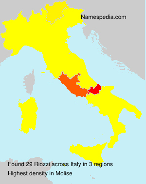 Surname Riozzi in Italy Surname Riozzi in Italy