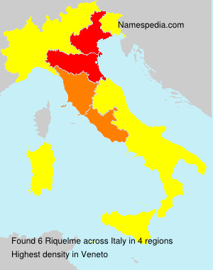 Surname Riquelme in Italy Surname Riquelme in Italy