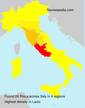 Surname Risca in Italy Surname Risca in Italy