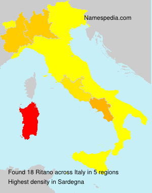 Surname Ritano in Italy Surname Ritano in Italy