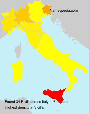 Surname Rivilli in Italy Surname Rivilli in Italy