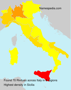 Surname Rivituso in Italy Surname Rivituso in Italy