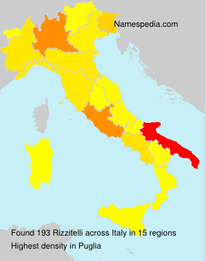 Surname Rizzitelli in Italy Surname Rizzitelli in Italy