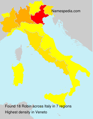 Surname Robin in Italy Surname Robin in Italy
