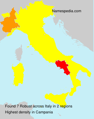 Surname Robust in Italy Surname Robust in Italy