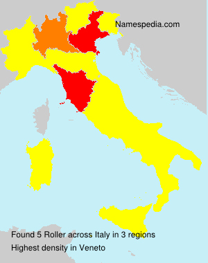Surname Roller in Italy Surname Roller in Italy