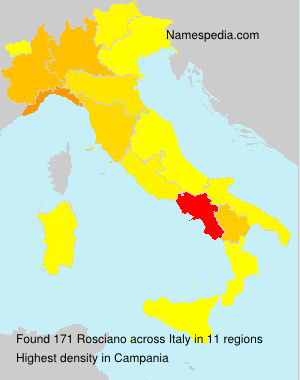 Surname Rosciano in Italy Surname Rosciano in Italy