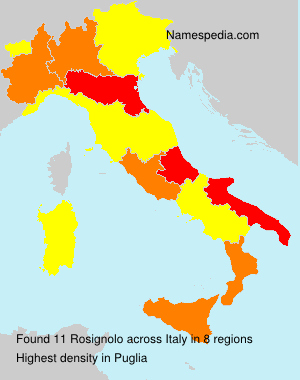 Surname Rosignolo in Italy Surname Rosignolo in Italy
