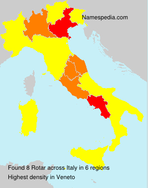 Surname Rotar in Italy Surname Rotar in Italy