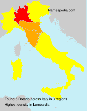 Surname Rotario in Italy Surname Rotario in Italy