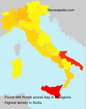 Surname Rotolo in Italy Surname Rotolo in Italy