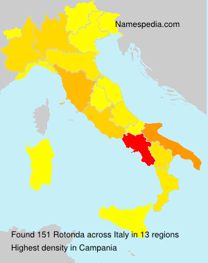 Surname Rotonda in Italy Surname Rotonda in Italy